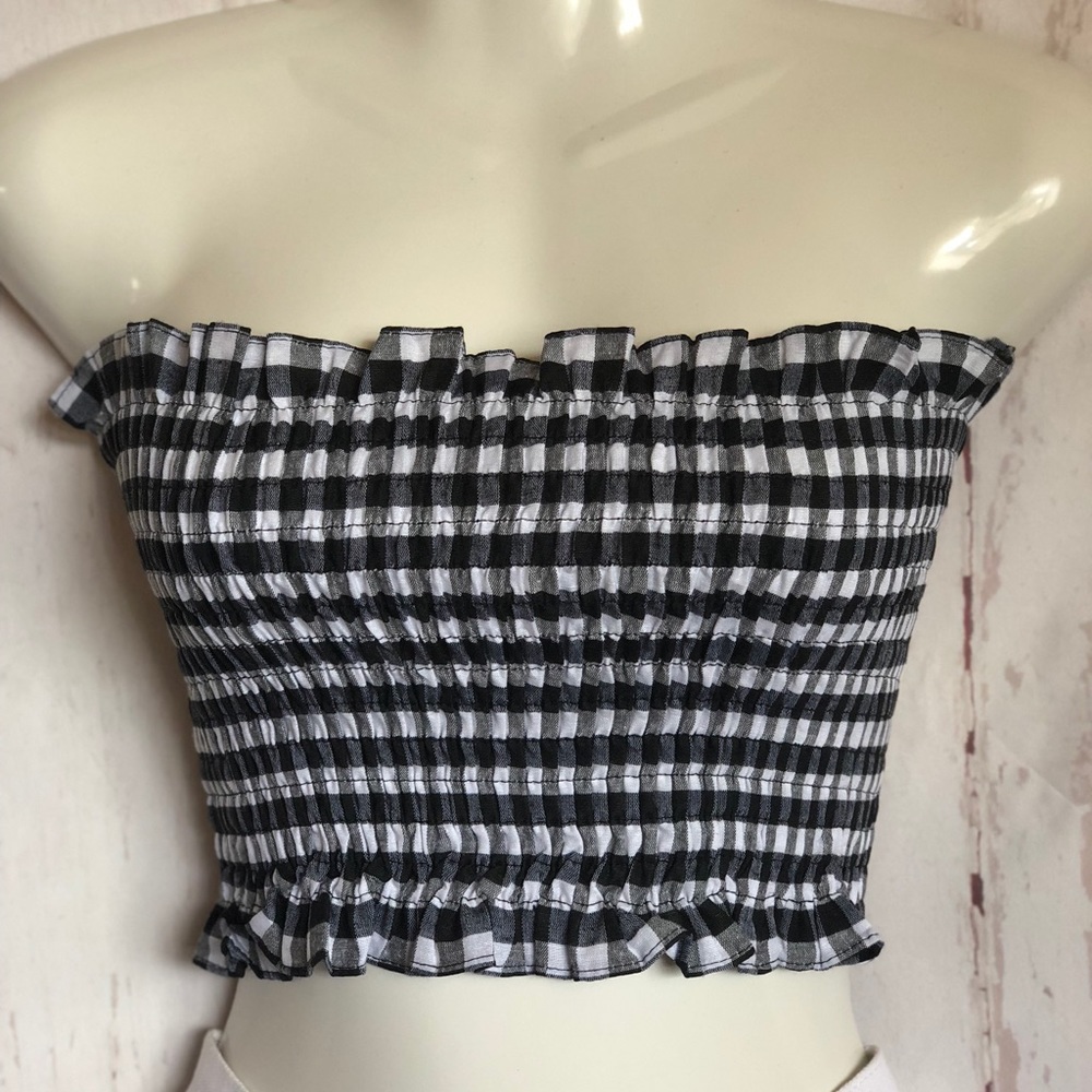 LAST ONE✅Gingham Tube Top - Picture 2 of 6